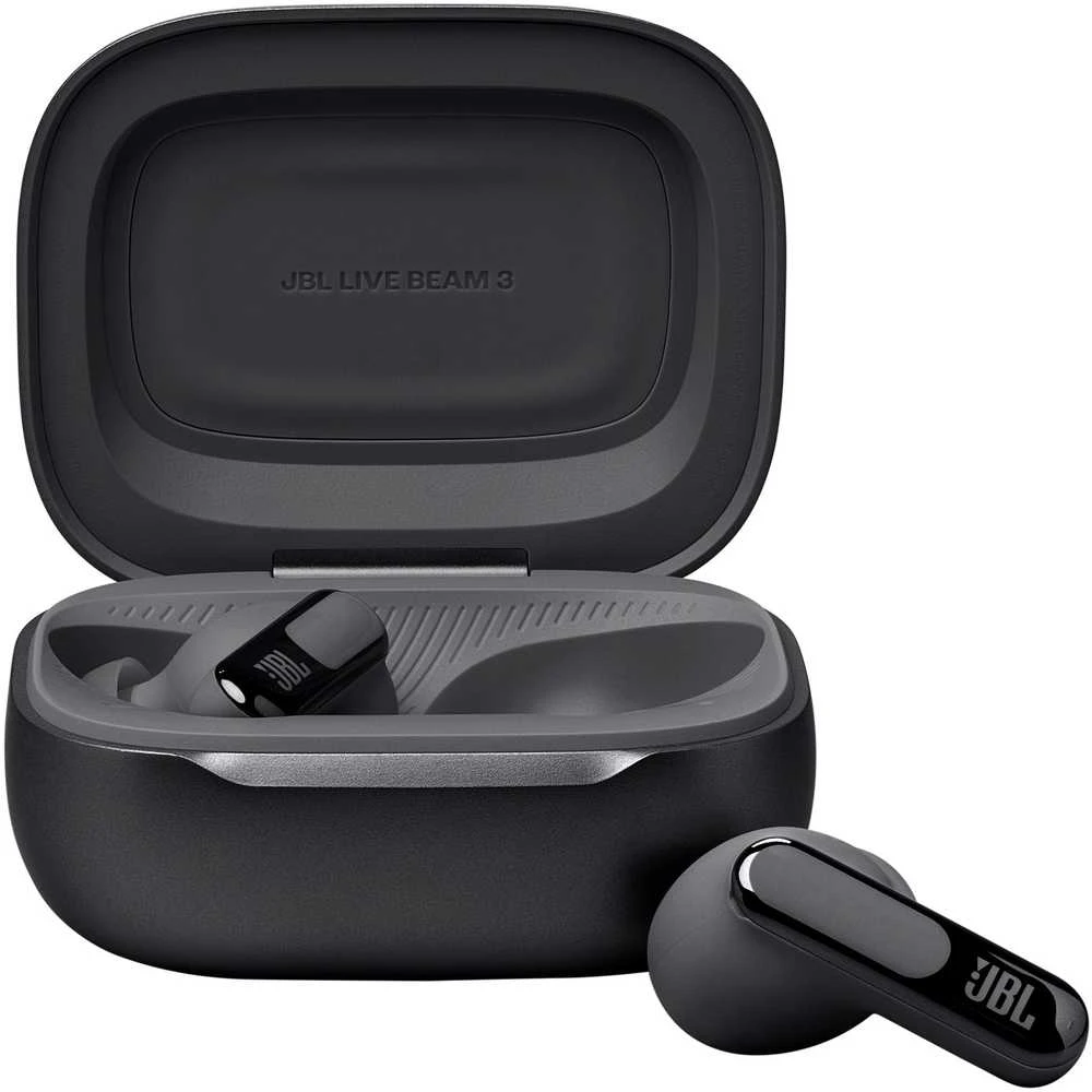 JBL Live Beam 3 TWS ausinės, Juodos