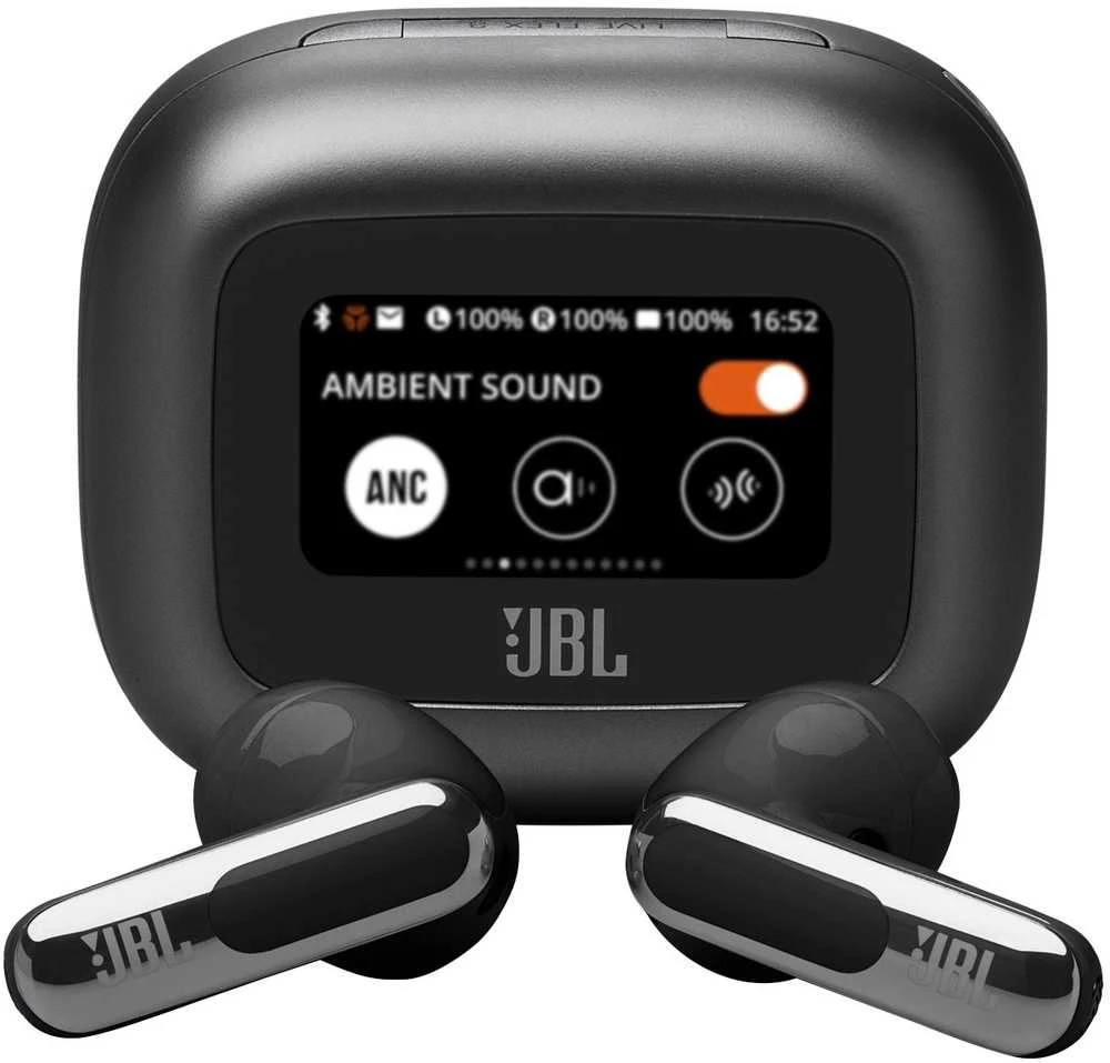 JBL Live Flex 3 TWS ausinės, Juodos