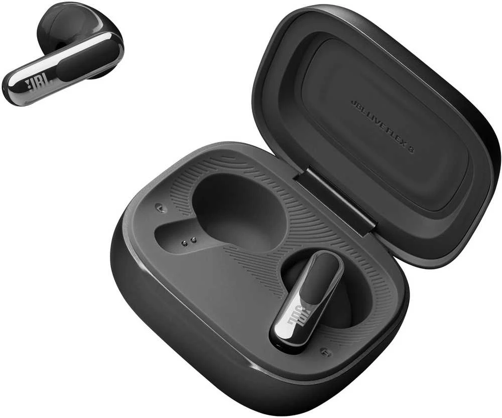 JBL Live Flex 3 TWS ausinės, Juodos