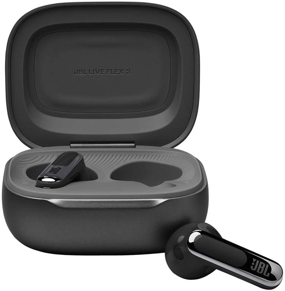 JBL Live Flex 3 TWS ausinės, Juodos