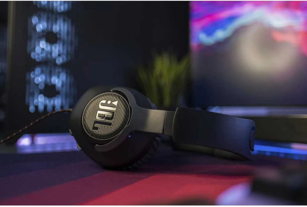 Žaidimų ausinės JBL Quantum 100, Juodos