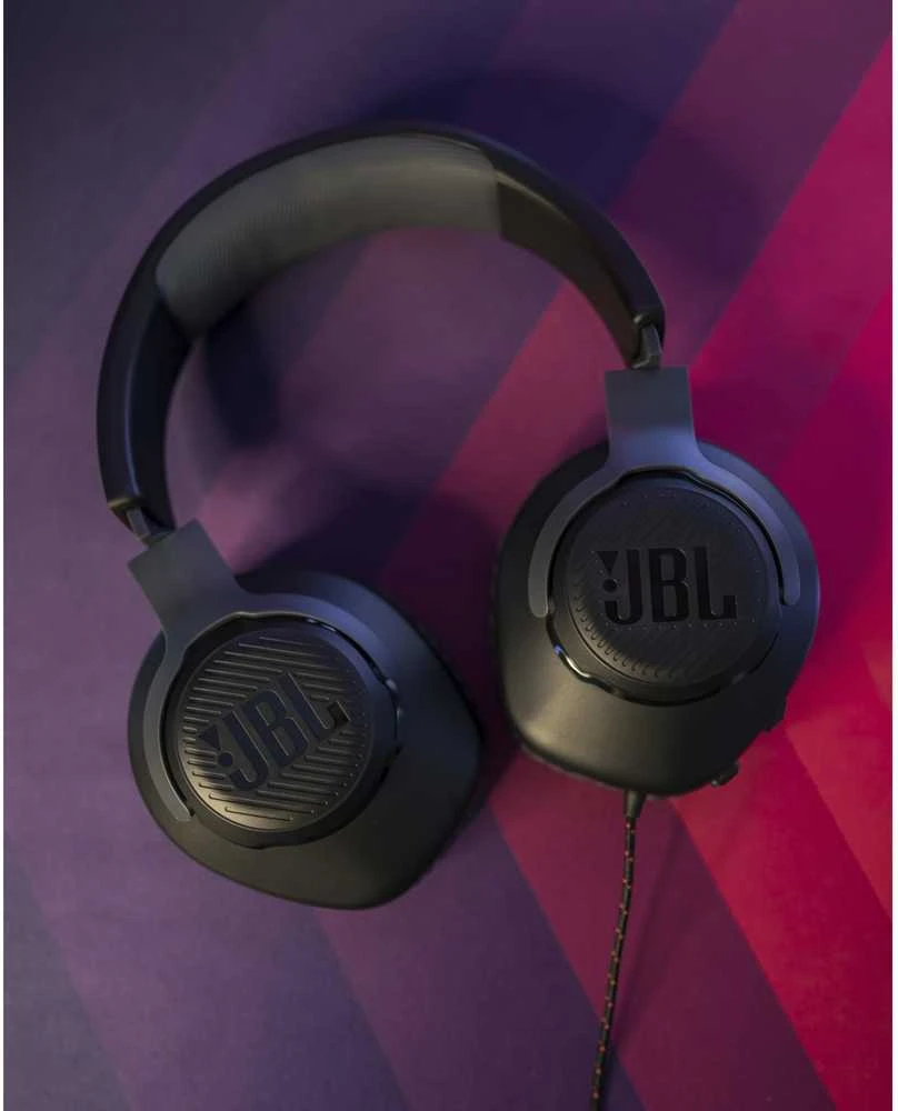 Žaidimų ausinės JBL Quantum 100, Juodos