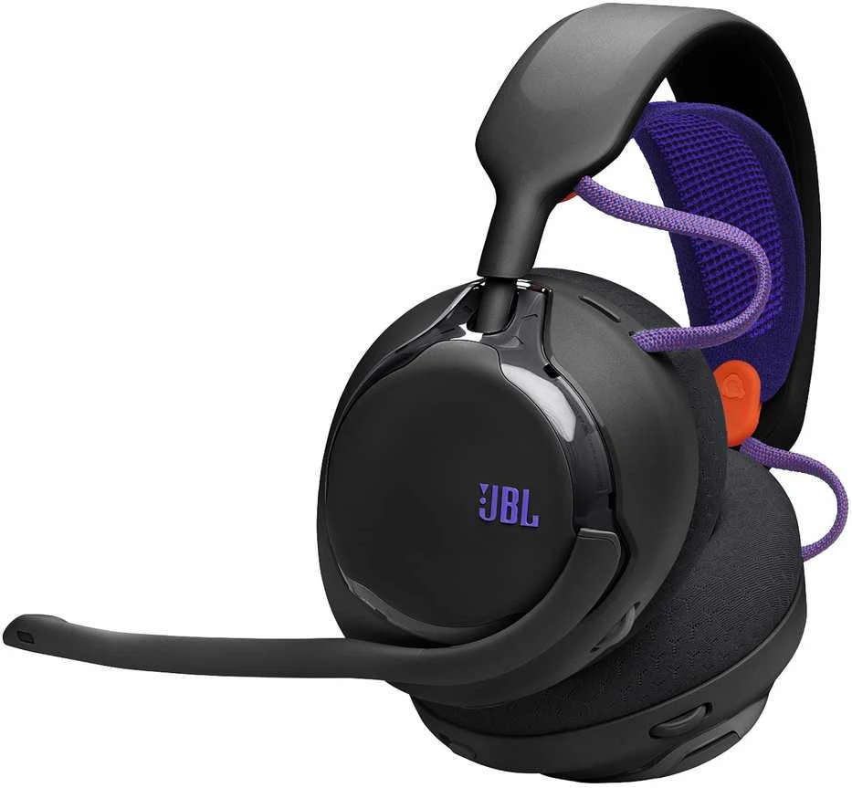 JBL Quantum 650 Belaidės Over-Ear-Gaming-Ausinės, Juodas