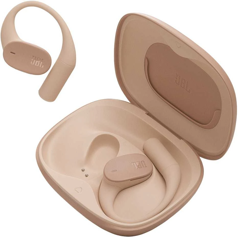 Ausinės JBL Sense Lite, smėlio spalvos