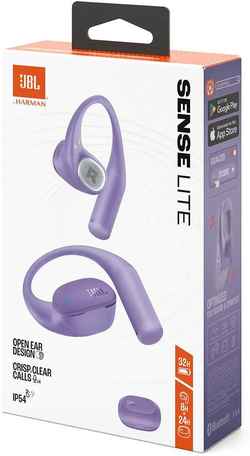 Ausinės JBL Sense Lite, violetinės