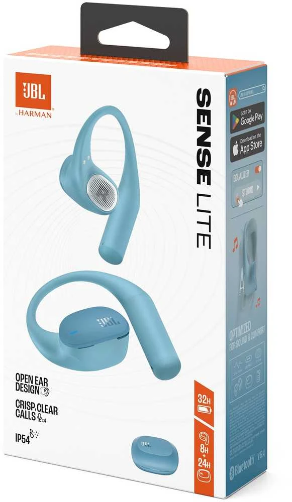 Ausinės JBL Sense Lite, mėlynos