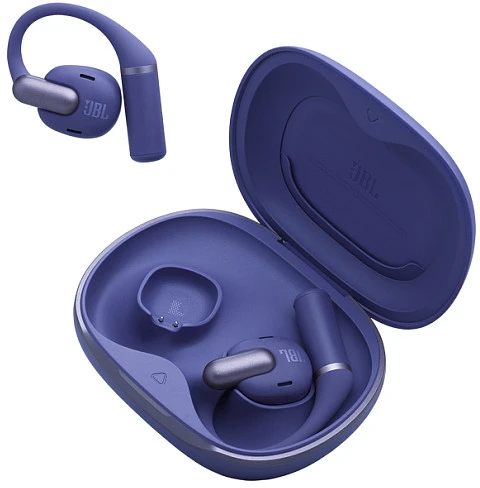 JBL Sense Pro mėlynos ausinės su įkrovimo dėklu