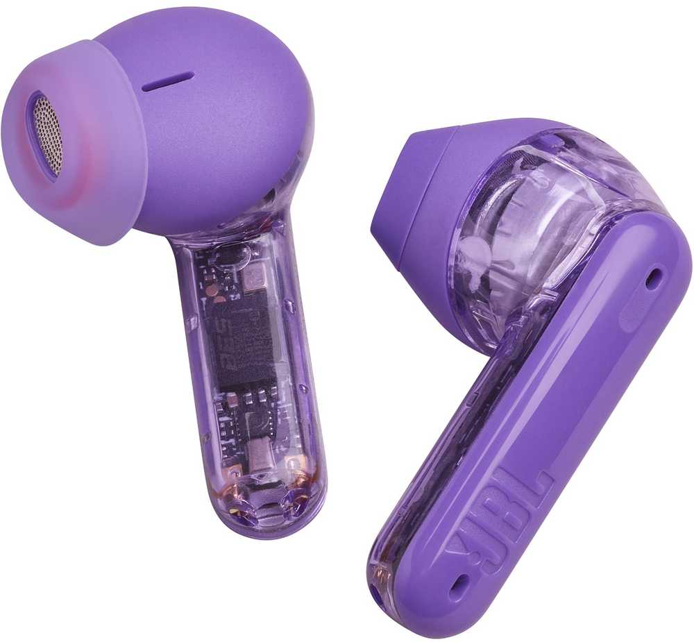 Ausinės JBL Tune Flex Ghost Edition TWS Bluetooth Belaidės In-Ear Earphone Ghost Violetinė EU