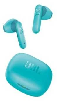 JBL Wave Flex 2 mėlynos ausinės su dėkliuku