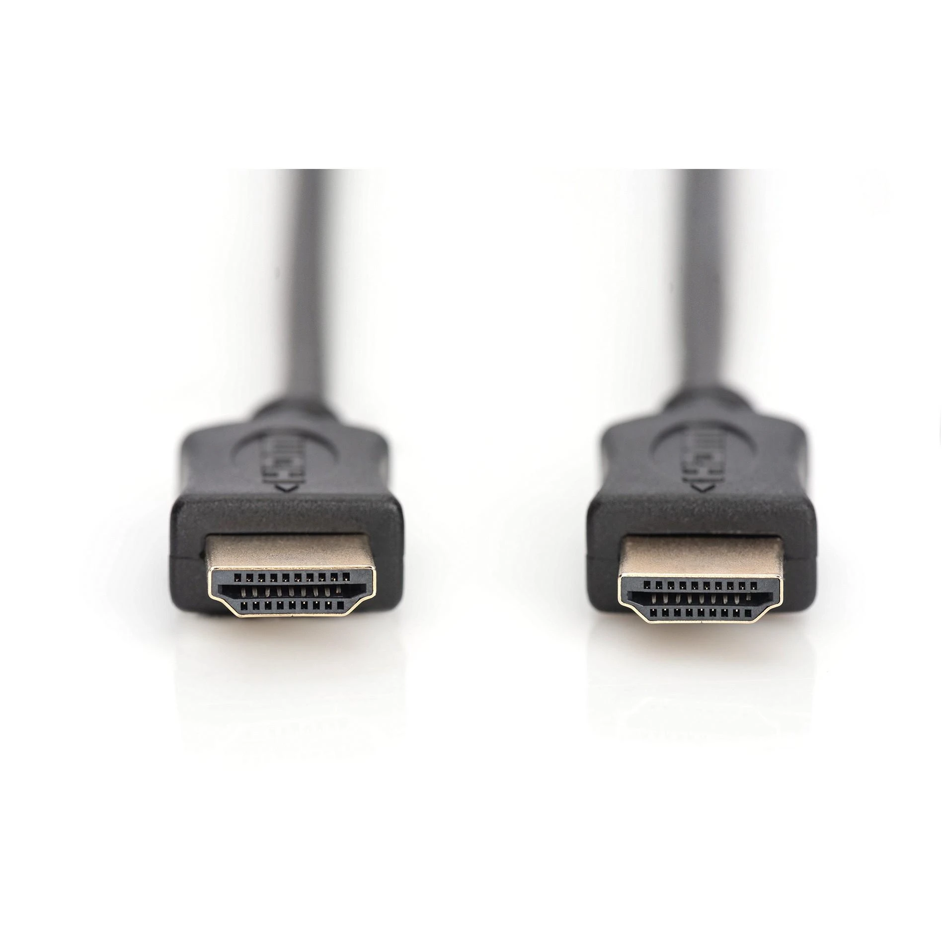 Assmann Electronic ASSMANN HDMI laidas didelės spartos su eternetu 2m 2xHDMI Typ A kištukas 19Pol masinis Full HD 3D