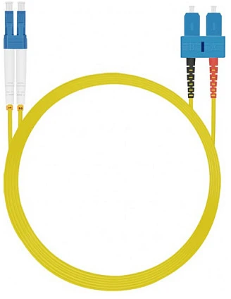 helos Kabelis InfiniBand / światłowodowy 0,5 m LC SC Geltonas (196060)