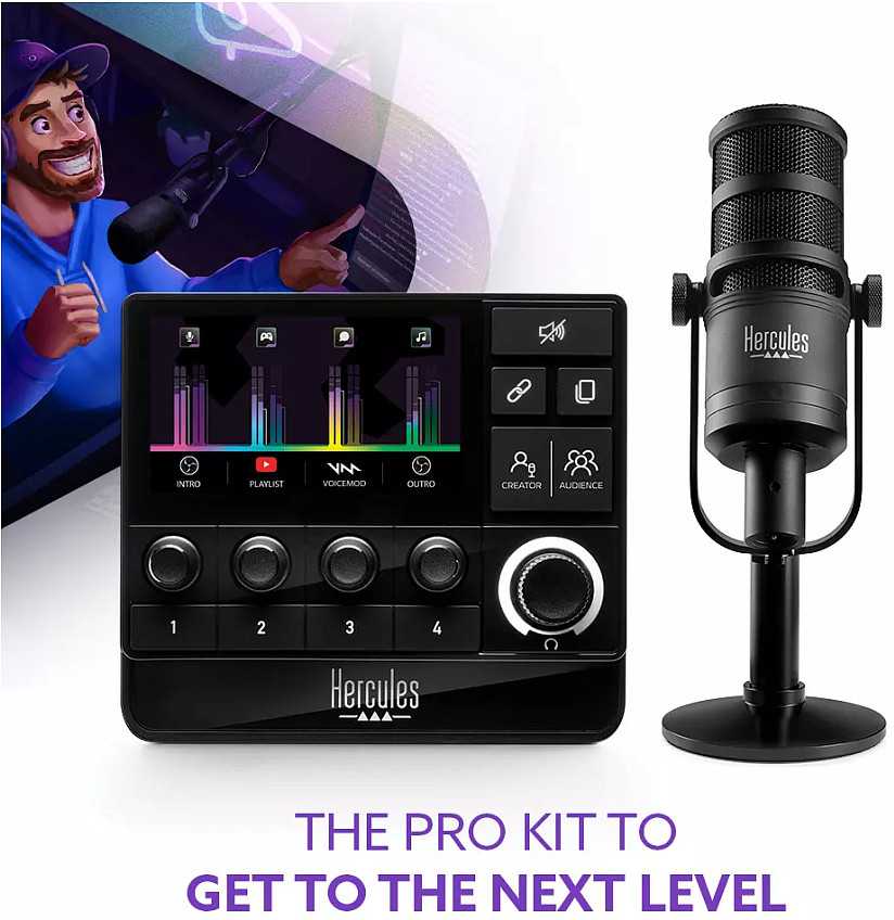 „Hercules Stream Essentials“ rinkinys XLR mažmeninei prekybai