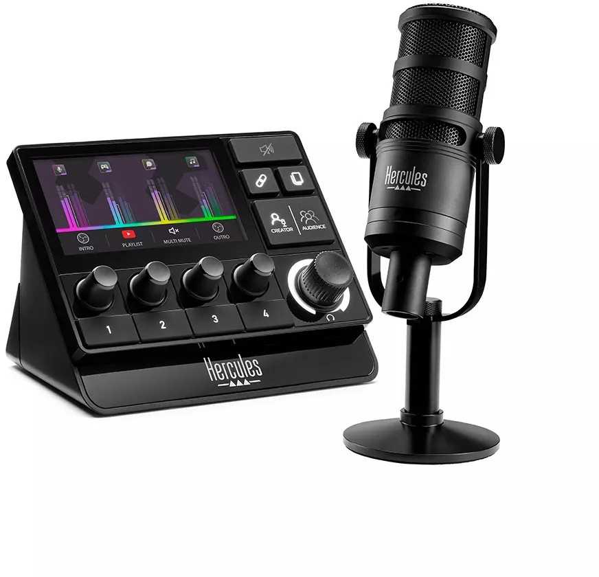 „Hercules Stream Essentials“ rinkinys XLR mažmeninei prekybai