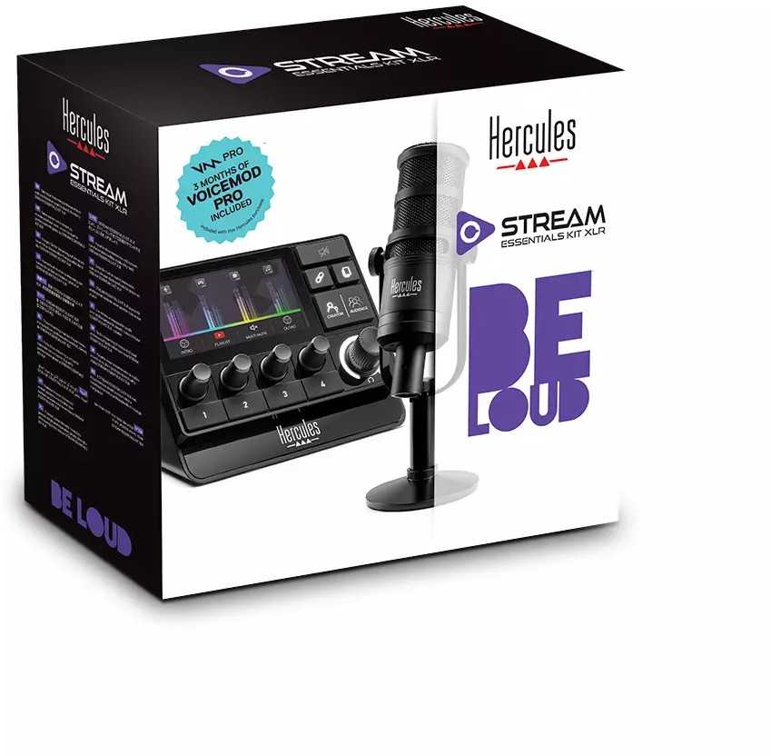 „Hercules Stream Essentials“ rinkinys XLR mažmeninei prekybai
