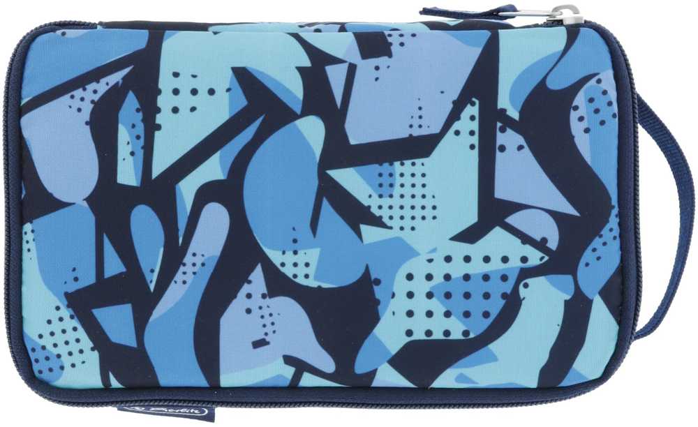 Penalas su dangčiu Herlitz CamoBlue