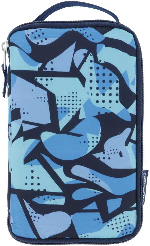 Penalas su dangčiu Herlitz CamoBlue