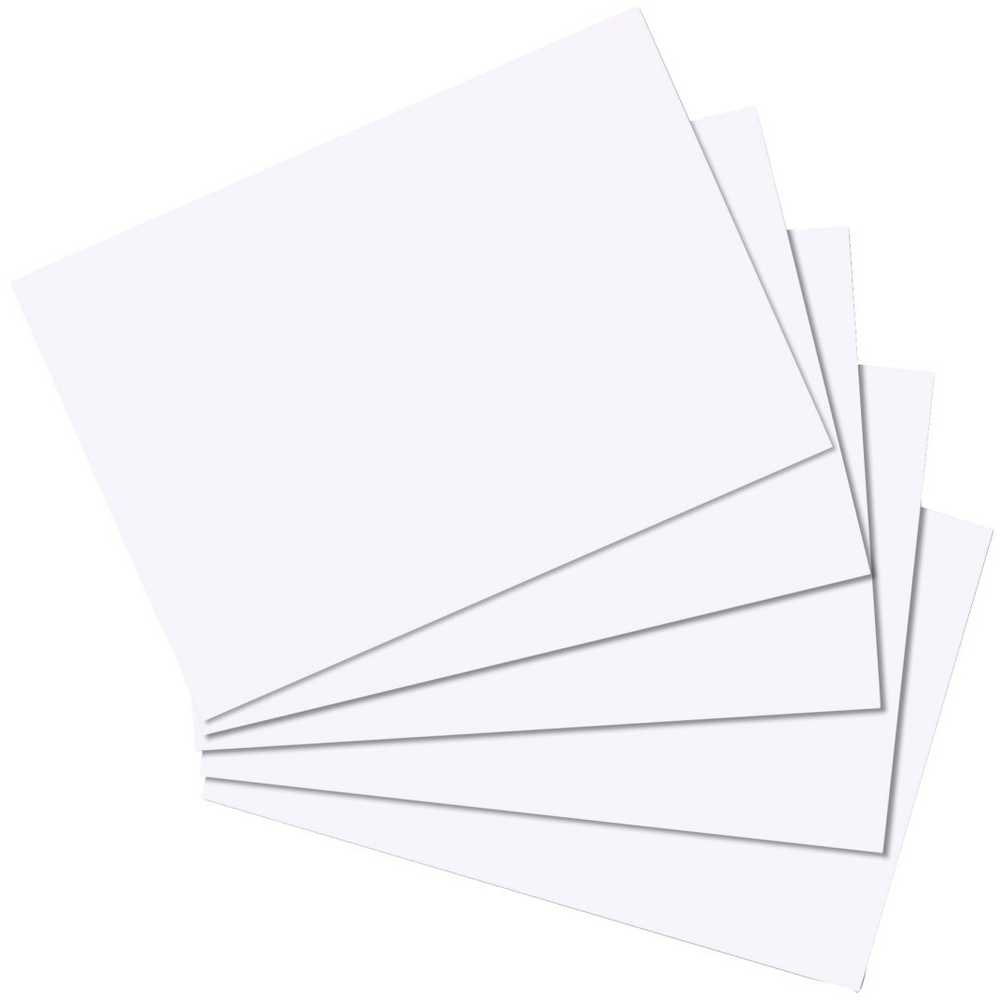 Herlitz Herlitz 10621308 karta katalogowa Baltas 100 vnt.
