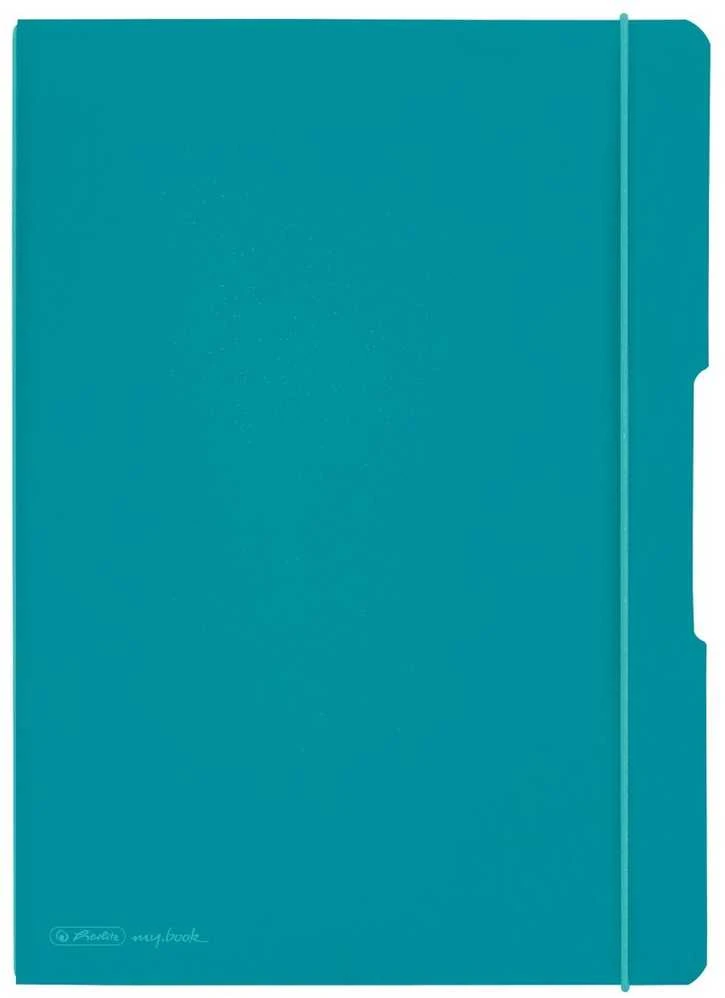 Herlitz Notes A4 Kratka / Line Turkus 2x40k (50015986)