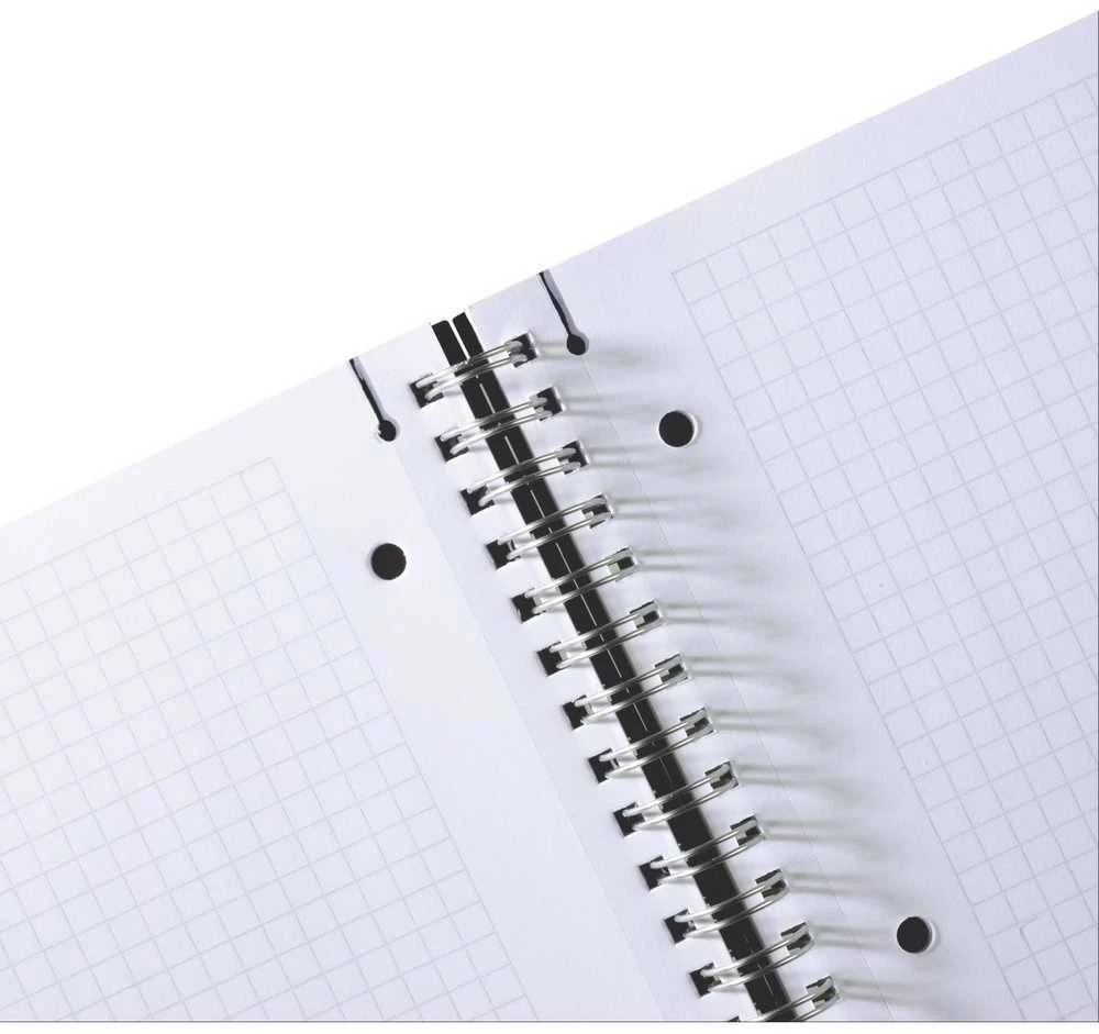 Herlitz Spiralblock "to go" PP-Cover A4 80 Bl. pakuotė juodas