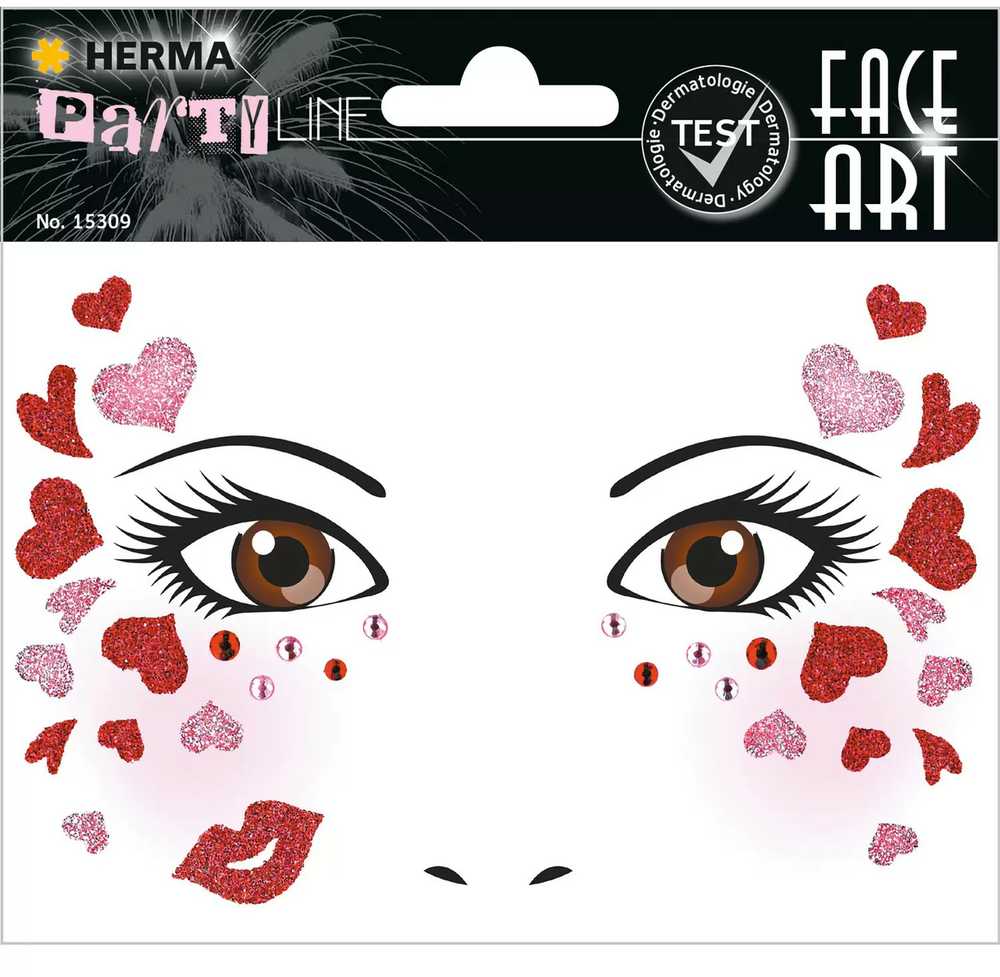 HERMA Face Art Sticker Love