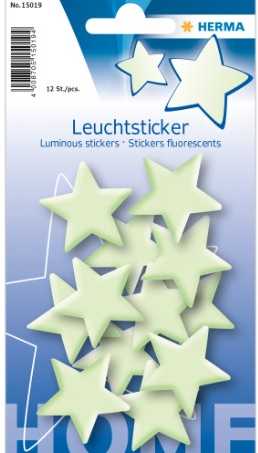 HERMA Leuchtsticker Sterne Mini
