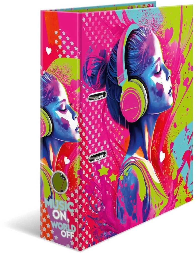 Kartoninis segtuvas Music Girl su ausinėmis