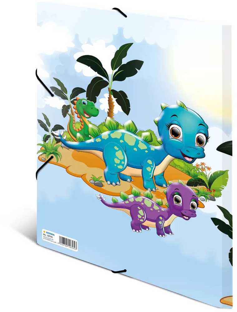 Herma HERMA kolekcijos aplankas A3 Dinos kartonas