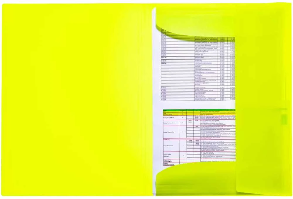 Herma A3 Neon Geltona Polipropilenas 3st.