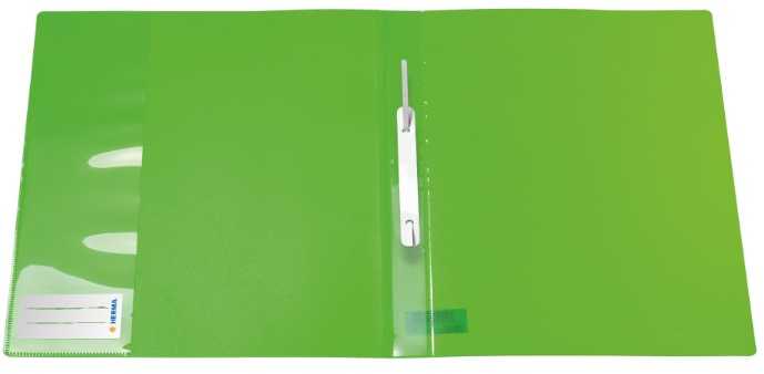 Herma HERMA Schnellhefter A4 neon grün Polypropylen 3St.