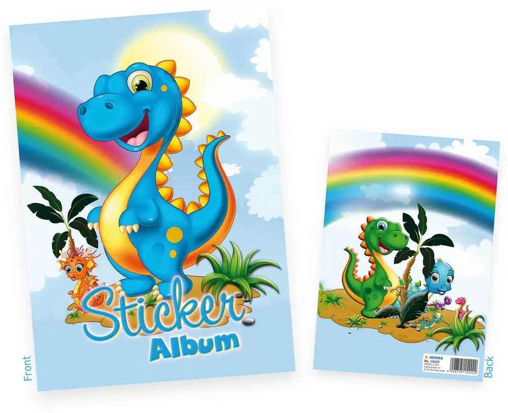 Herma HERMA Sticker Sammelalbum für Kids Dinos A5