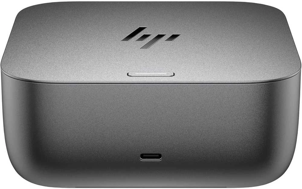 HP „Thunderbolt 4 Dock G6 100W“ – 3x USB-A, 2x USB-C, 1x USB-C „Thunderbolt 4“, 2x DisplayPort, 1x HDMI, 1x RJ-45, „Meteor Sidabrinis“, 3 metai
