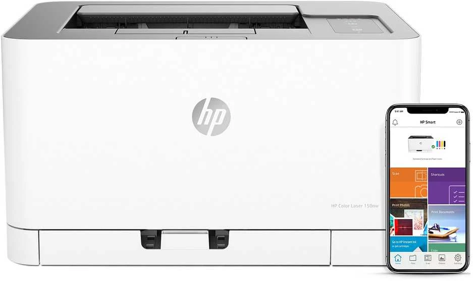 Hewlett Packard (HP) HP Color LaserJet 150nw Spausdintuvas - A4 Color lazerinis, Print, LAN, WiFi, 18ppm, 100-500 pages per month