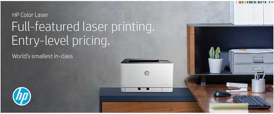 Hewlett Packard (HP) HP Color LaserJet 150nw Spausdintuvas - A4 Color lazerinis, Print, LAN, WiFi, 18ppm, 100-500 pages per month