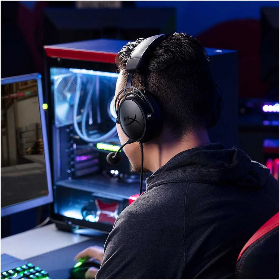 Žaidimų ausinės HyperX Cloud Alpha, Juodos