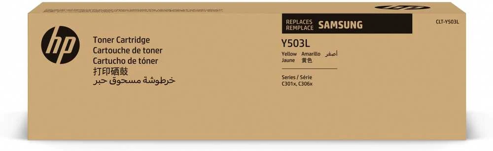 Hewlett Packard (HP) Tonerio kasetė - Samsung CLT-Y503L Original HP tonerio 5000 puslapių geltonas