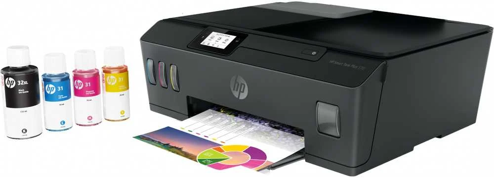 Hewlett Packard (HP) HP Smart Tank Plus 570 belaidis daugiafunkcis spausdintuvas, spalvotas, spausdinimo skirtukas namams, spausdinimas, nuskaitymas, kopijavimas, automatinis dokumentų tiektuvas, belaidis, nuskaitymas į PDF