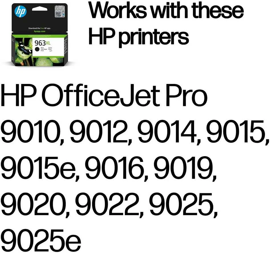 Hewlett Packard (HP) HP 963XL rašalo kasetė, juoda, didelės talpos