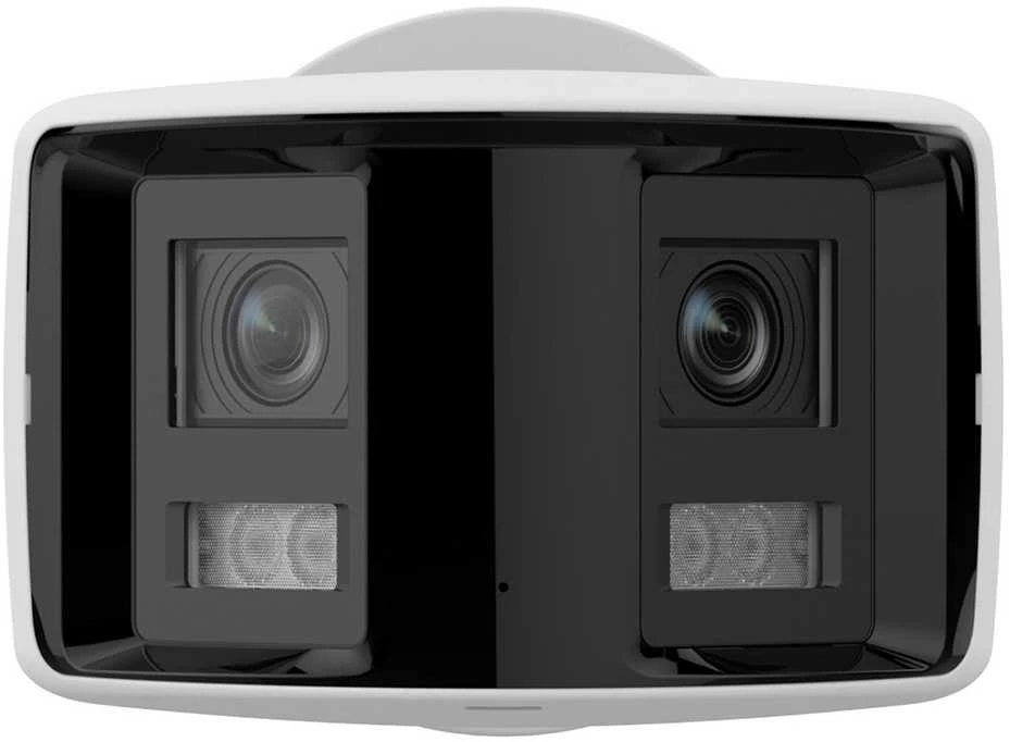 „Hikvision“ vaizdo kamera DS-2CD2T46G2P-ISU/SL(C) (balta, 4 MP, 40 m IR, „AcuSense“, panoraminė 180°)