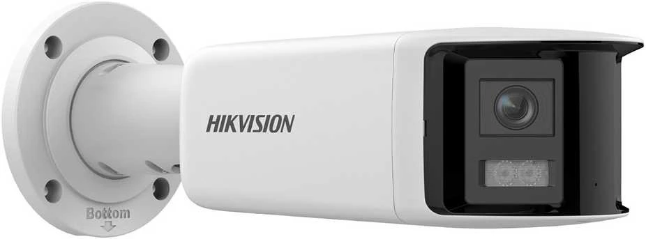 „Hikvision“ vaizdo kamera DS-2CD2T46G2P-ISU/SL(C) (balta, 4 MP, 40 m IR, „AcuSense“, panoraminė 180°)