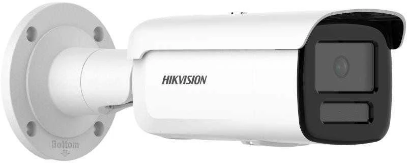 „Hikvision“ kulka DS-2CD2T47G2H-LIeF F4 (balta, 4 MP, 60 m. IR; 60 m. LED, hibridinė šviesa)