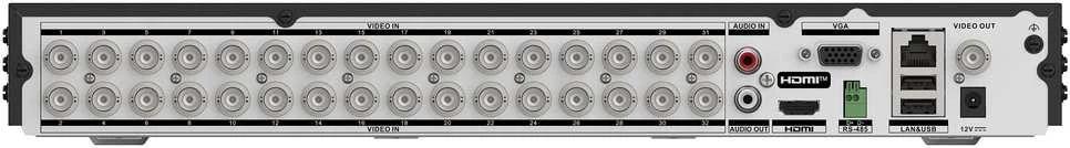 AHD, HD-CVI, HD-TVI, CVBS, IP REGISTRATORIUS IDS-7232HQHI-M2/XT 32 KANALAI Hikvision