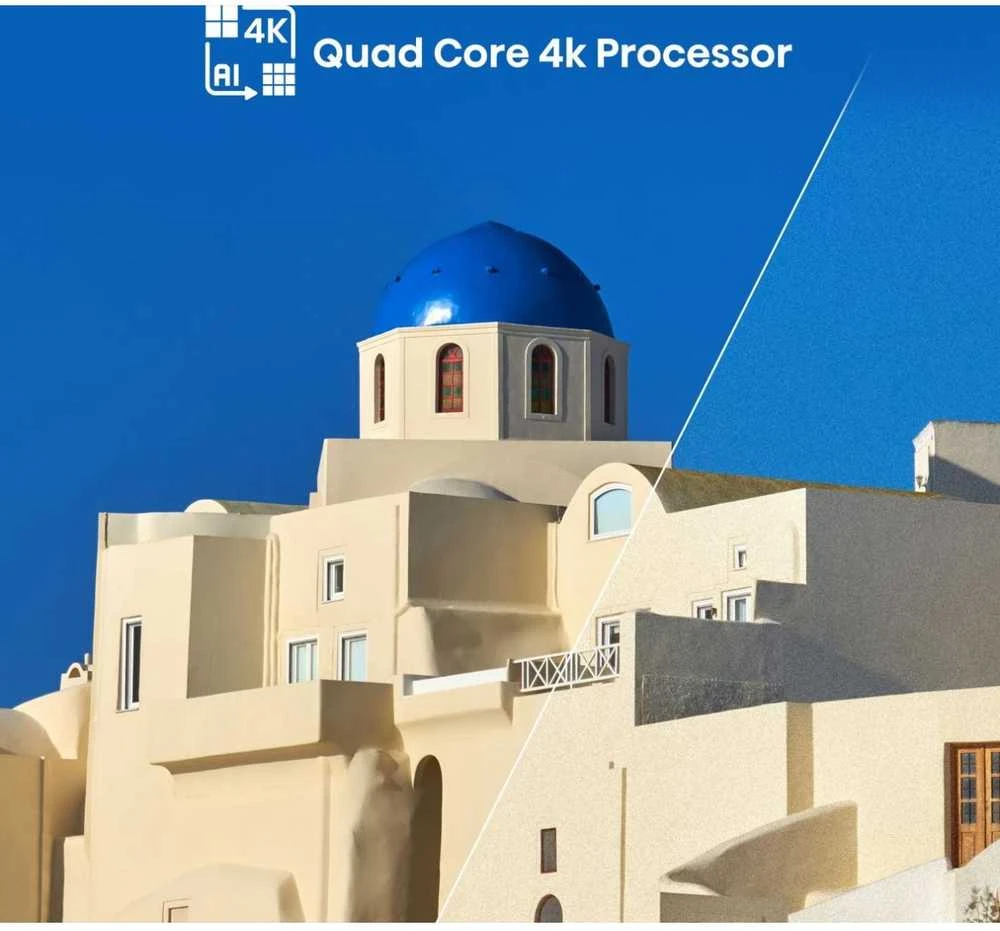 „Hisense UHD“ išmanusis televizorius | 55A6N | 55" | Išmanusis televizorius | VIDAA OS | UHD | Juodas