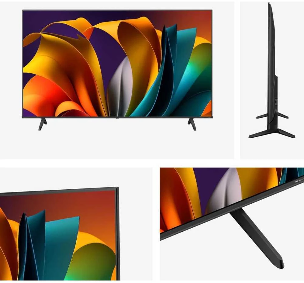 „Hisense UHD“ išmanusis televizorius | 55A6N | 55" | Išmanusis televizorius | VIDAA OS | UHD | Juodas