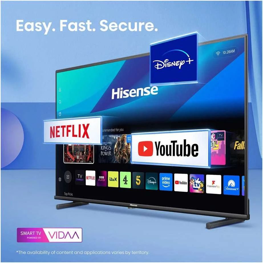 „HISENSE 32A5Q“ 32 colių QLED „FullHD“ vaizdo kokybės televizorius su „OS“ 60 Hz „Dolby Atmos“ vaizdo kokybe.