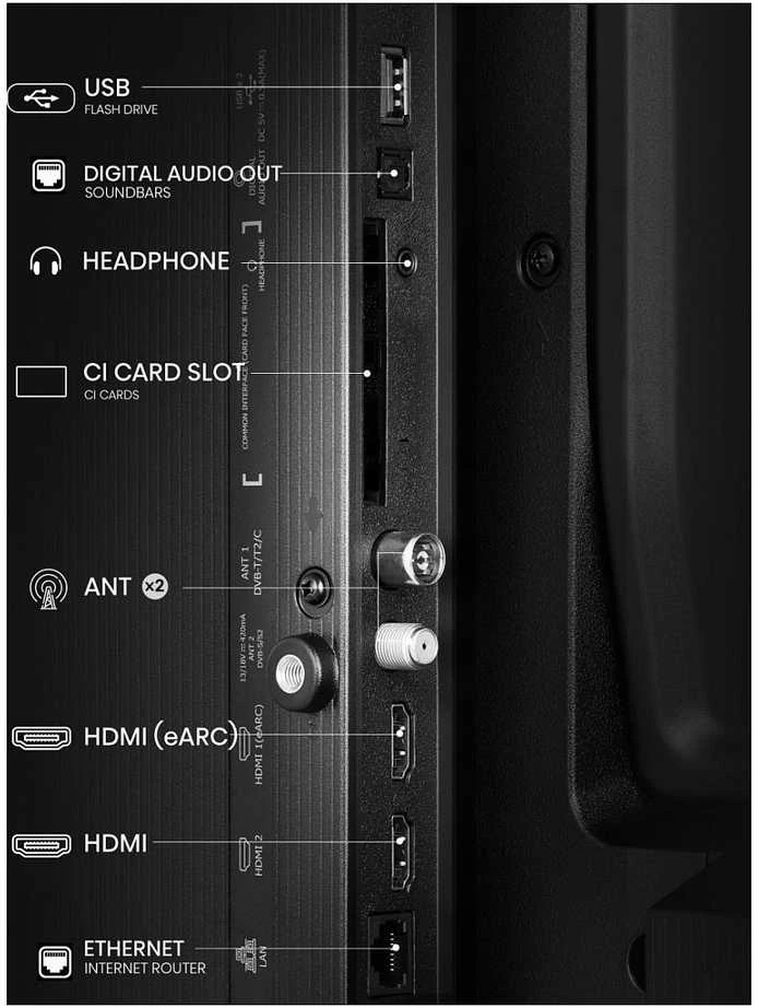 Televizorius Hisense FHD Smart TV | 40A4Q | 40" | Smart TV | VIDAA OS | FHD | Juodas