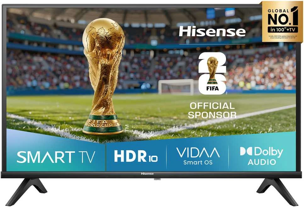 Televizorius Hisense FHD Smart TV | 40A4Q | 40" | Smart TV | VIDAA OS | FHD | Juodas