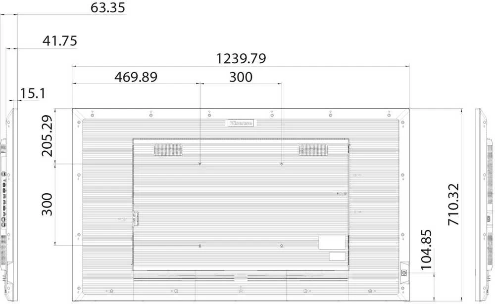 Monitorius „Hisense“ 50 spalvų 4K UHD VA skaitmeninis reklaminis ekranas – veikia visą parą