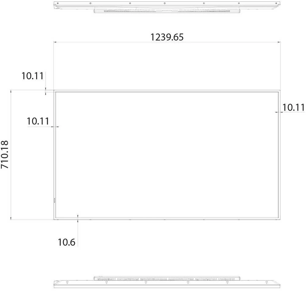 Monitorius „Hisense“ 50 spalvų 4K UHD VA skaitmeninis reklaminis ekranas – veikia visą parą