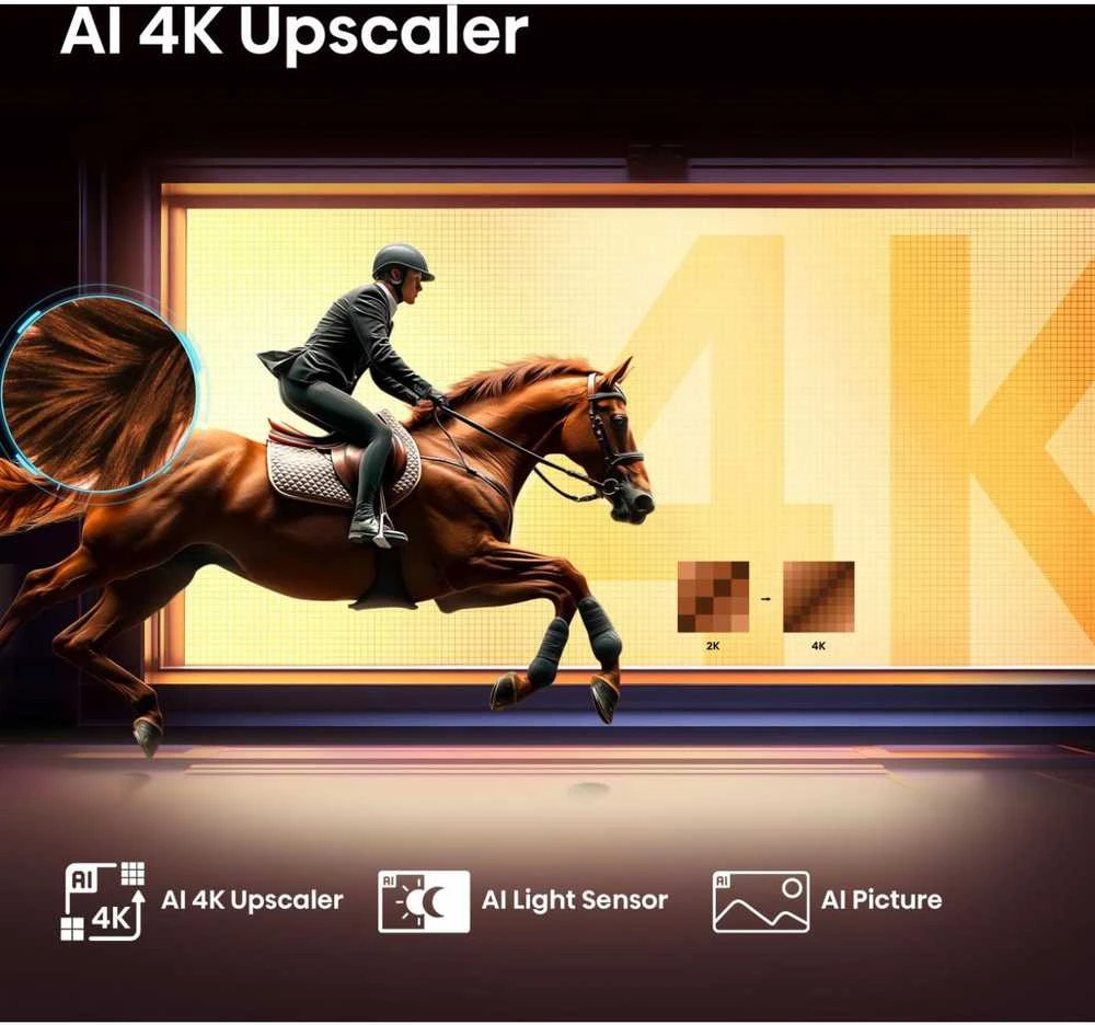 Televizorius TV Set Hisense 65E77Q 164cm (65 inch) 4K QLED Smart TV