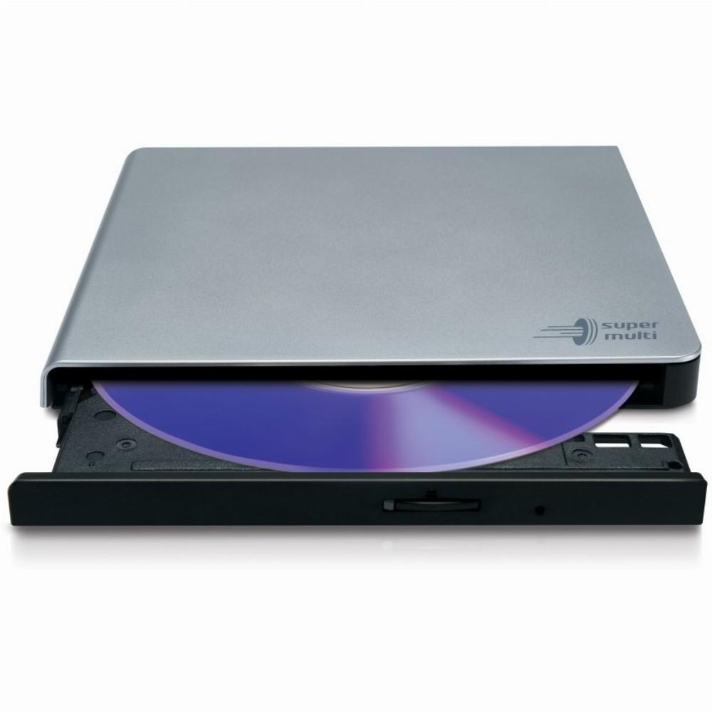 LG Hl Data Storage DVD RW USB2 8X EXT RTL / Sidabrinis GP57ES40 HLDS, modelis GP57ES40.AHLE10B